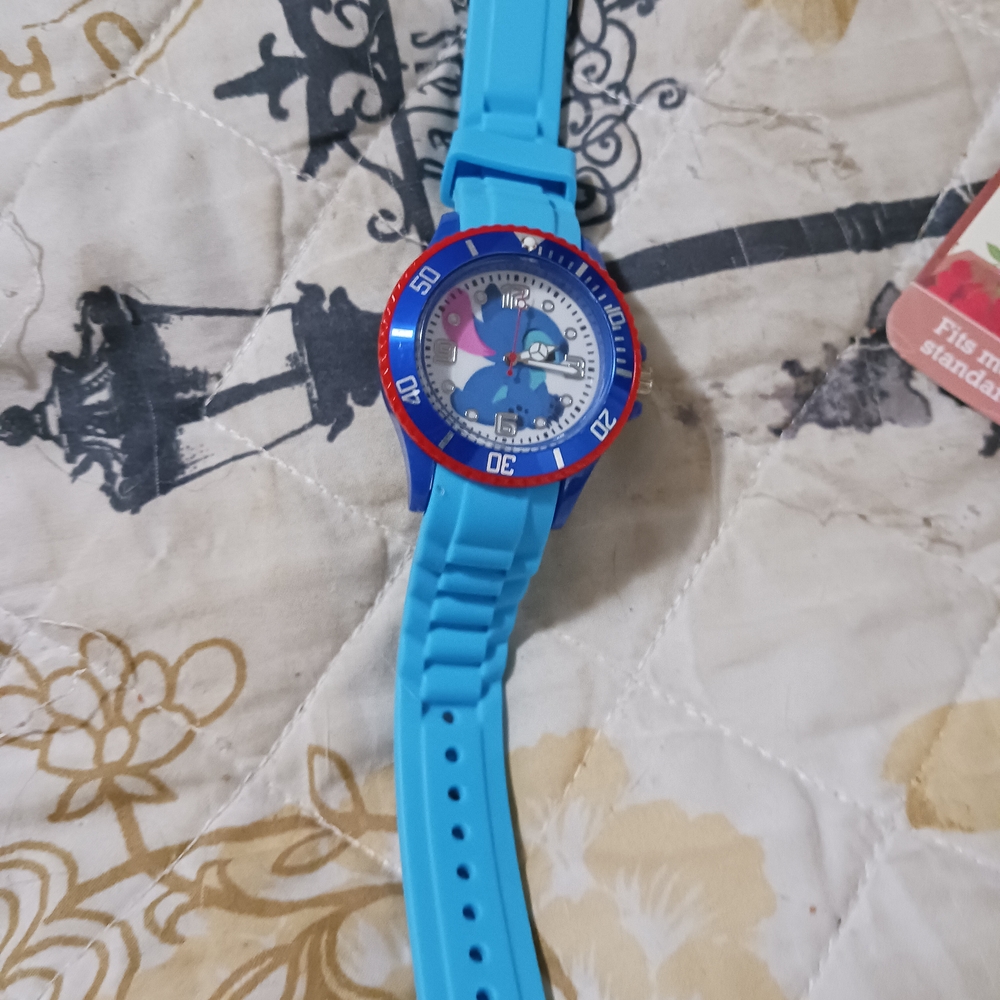 Stitch Blue and Red Children's Watch